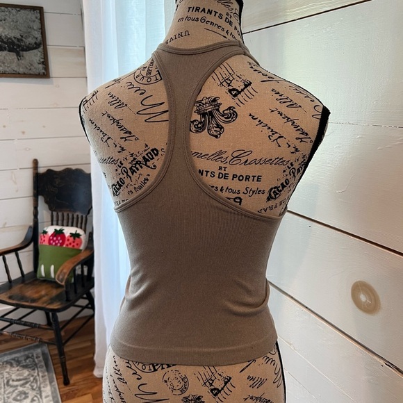 Intimately Free People racetrack crop top bra size extra small, gray, intimates - Picture 2 of 5